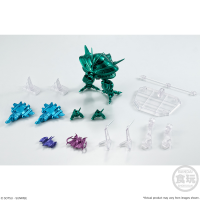 FW Gundam Converge Core Big Zam & Core Booster (Metallic ver.) "Gundam", Bandai Shokugan Converge 3