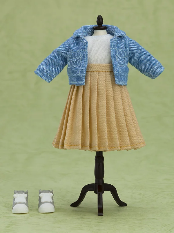 GOOD SMILE COMPANY Nendoroid Doll Outfit Set: Denim Jacket & Skirt - Figure Accessories