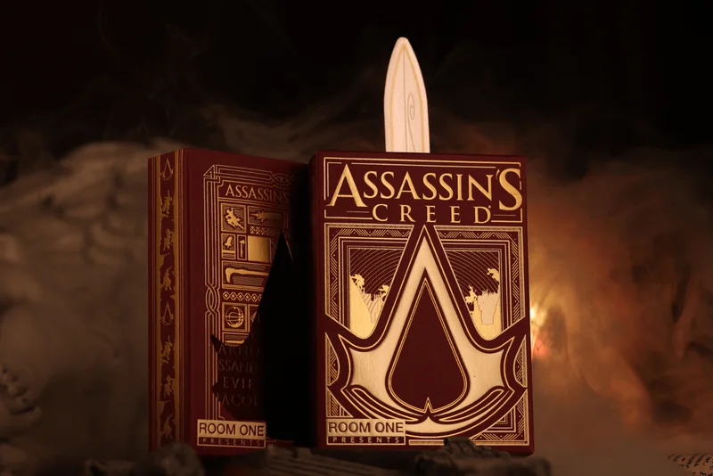 Room One Cards Assassin's Creed Legacy Ver. II Playing Cards - Garnet Hidden Blade Edition - Stationery