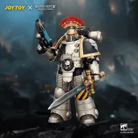 JOYTOY Iron Warriors Mkll Tactical Sergeant with Power Sword, Bolt Pistol and Plasma Pistol - Warhammer 40K - photo 6