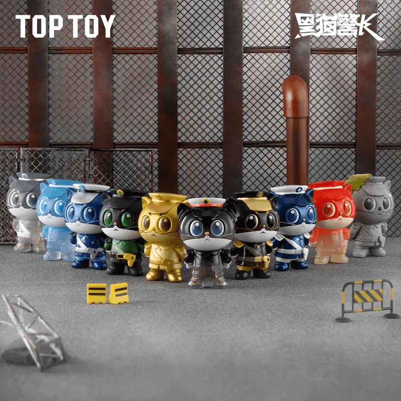 TOPTOY Mr.black Peace Squad Series Figures Blind Box - Mr.black