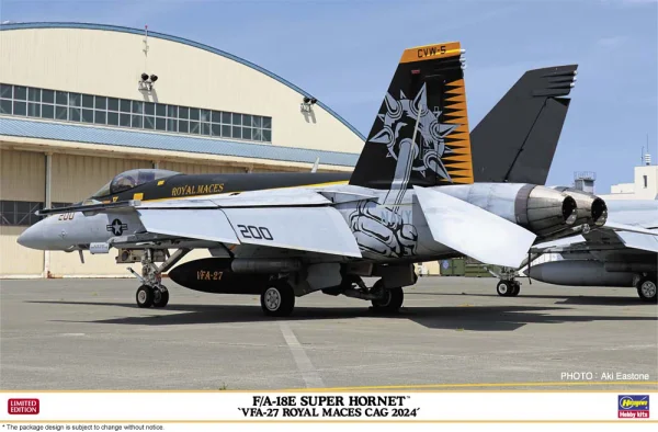 Hasegawa 1/48  F/A-18E SUPER HORNET "VFA-27 ROYAL MACES CAG 2024" - Scale Kits