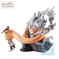 Monkey D. Luffy Gear 5 vs Borsalino (Burst of Energy) One Piece, Revible Moment Ichibansho Figure 2