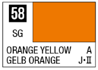 Mr. Color 58 - Orange Yellow (Semi-Gloss/Aircraft) 1