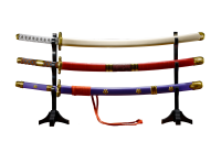 RORONOA ZORO THREE SWORD STYLE set (Wado Ichimonji,Sandai Kitetsu,Enma) "ONE PIECE", TAMASHII NATIONS PROPLICA 7