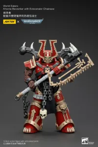 JOYTOY World Eaters Khorne Berzerker with Eviscerator Chainaxe - Warhammer 40K - photo 6
