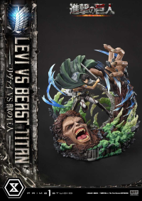 Ultimate Premium Masterline  TV animation Attack On Titan  Levi versus Beast Titan Bonus Version 44