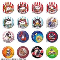 MEGA CAT PROJECT NARUTO Nyaruto! Metal Badge Collection (16pc per box)