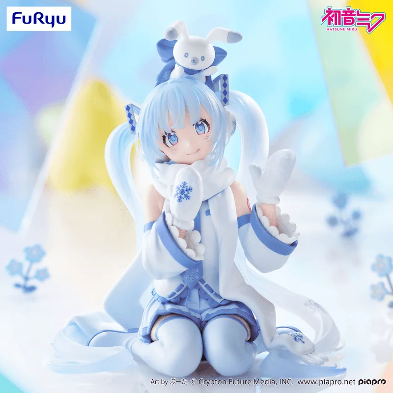 FuRyu Hatsune Miku Noodle Stopper Figure -SNOW MIKU Sky Town 10th ver.- - Hatsune Miku