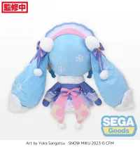 SEGA Fuwapetit Snow Miku 2023 Dodeka Jumbo Plush - Hatsune Miku - photo 5