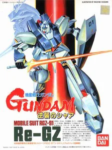 BANDAI HOBBY 1/144 Scale Re-GZ - Mobile Suit Gundam: Char's Counterattack