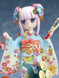 FuRyu Miss Kobayashi's Dragon Maid Kanna -Finest Kimono- 1/7 Scale Figure(re-run) - Miss Kobayashi's Dragon Maid - photo 6