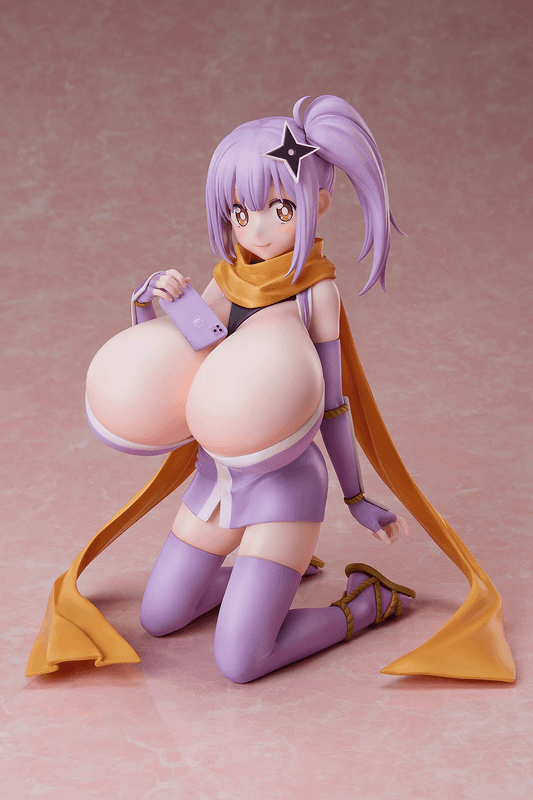 A Ninja and an Assassin Under One Roof Diecut Sticker  Satoko Kusagakure Huge‑Breasted Ver. 1/4 Complete Figure