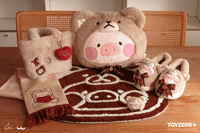 LuLu the Piggy - Teddy LuLu Hand Warmer Cushion + Blanket 3