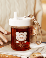 LuLu the Piggy - Teddy LuLu Insulated Water Bottle with Straw 2