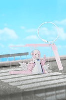 Blue Archive Holiday Saunter Series Acrylic Keychain (MIKA) 3