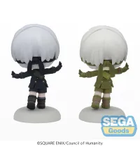 SEGA CHUBBY COLLECTION TV Anime "NieR:Automata Ver1.1a" Petit Figure "9S" (EX) [Pack of; 15 Normal, 13 Sepia] - NieR:Automata - photo 4