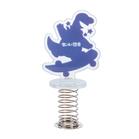 Gal & Dino Rocking Acrylic Stand Skateboarding 3