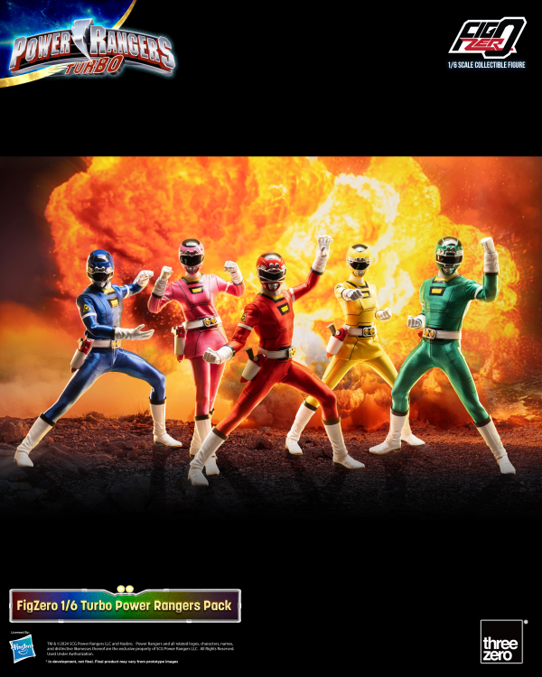 Power Rangers Turbo - FigZero 1/6 Turbo Power Rangers Pack