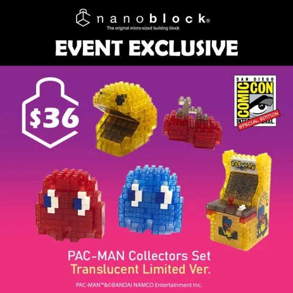 Kawada PAC-MAN Collectors Set Translucent Limited Ver. - PAC-MAN