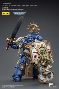 JOYTOY Ultramarines Primaris Captain with Relic Shield and Power Sword - Warhammer 40K - photo 1