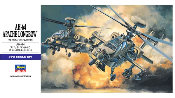 Hasegawa [E6] 1:72 AH-64 APACHE LONGBOW - Scale Kits