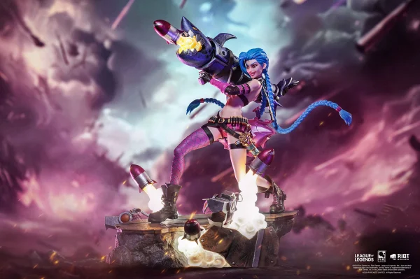 PureArts League Of Legends - Jinx 1:6 Scale Statue - Video Games