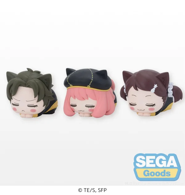 SEGA Ohiruneko TV Anime SPY x FAMILY Mini Figure Vol.2 (EX) (Pack of 28: 12 Anya, 9 Damian, 7 Becky) - SPY x FAMILY