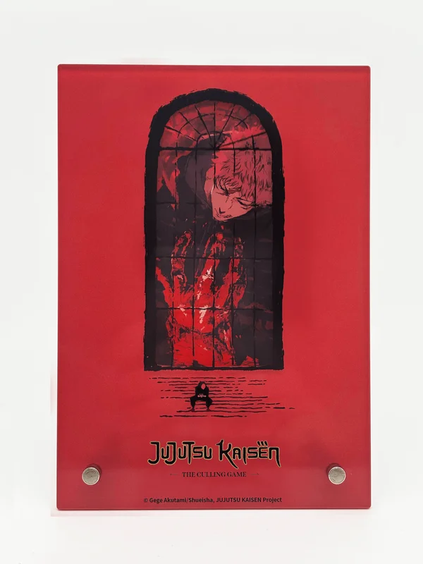 PUREMIND Jujutsu Kaisen S3- Crimson Window Art Print - Jujutsu Kaisen