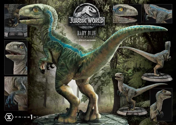 Prime 1 Studio Legacy Museum Collection Jurassic World: Fallen Kingdom (Film) Baby Blue 1/2 scale - Jurassic Park