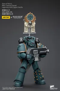 JOYTOY Sons of Horus MKIV Tactical Squad Legionary with Legion Vexilla - Warhammer 40K - photo 3