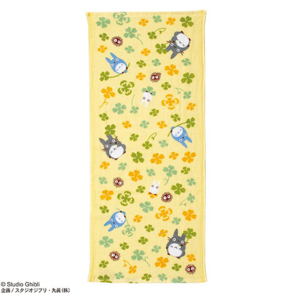 My Neighbor Totoro Flower (Clovers) - Ghibli Imabari Gauze Series (Face Towel)