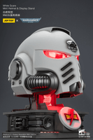 White Scars MkX Helmet& Display Stand 45