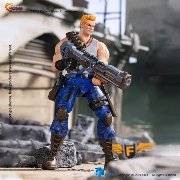 HIYA TOYS Exquisite Basic Series 1/12 Scale CONTRA:OPERATION GALUGA Bill Rizer - Video Games