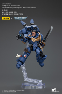 Ultramarines Jump Pack Intercessors Sergeant With Plasma Pistol And Power Sword 2