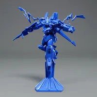 Max Factory PLAMAX MF-73 minimum factory Layzner & Zakaal: SPT Color Ver. - BLUE COMET SPT LAYZNER - photo 3