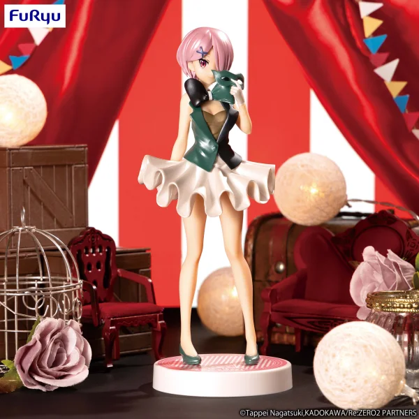 FuRyu Re:ZERO -Starting Life in Another World-　SSS Figure -Ram in Circus Pearl Color ver.- - Re:ZERO -Starting Life in Another World-