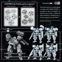 KIKOU SENSEN 1/100th Scale Plastic Model Kit Wave 1 (1 set of 6 pcs) 2