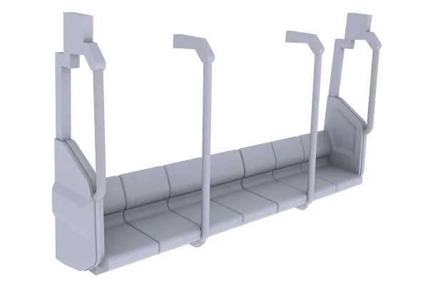 PLUM PMOA New model Long seat interior set - Scale Kits