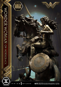 Museum Masterline Wonder Woman (Film) Wonder Woman on HorseBack Gold Version 28