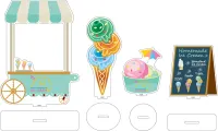 GOOD SMILE COMPANY Nendoroid More Acrylic Stand Decorations: Ice Cream Parlor - Acrylic Stands - photo 2