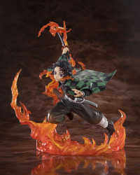TANJIRO KAMADO KYOJURO RENGOKU'S SWORD GUARD ver. "Demon Slayer: Kimetsu no Yaiba", TAMASHII NATIONS FiguartsZERO 1