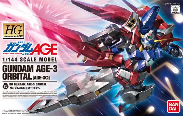 BANDAI HOBBY HG 1/144 #26 Gundam Age 3 Orbital - Mobile Suit Gundam AGE