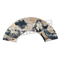 Presence CO., LTD. Hatsune Miku x Katsushika Hokusai iXima Hand Fan The Great Wave off Kanagawa - Hatsune Miku - photo 1