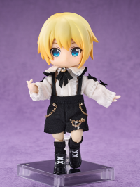 Nendoroid Doll Outfit Set: Suspender Shorts Set (White & Black) 3