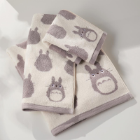 Big Grey Totoro - Studio Ghibli Silhouette Series (Bath Towel) 2