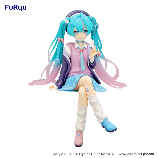 FuRyu Hatsune Miku Noodle Stopper Figure -Love Blazer Navy Color ver.- - Hatsune Miku