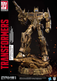 Premium Masterline Transformers: Generation 1 Optimus Prime Gold Version 1