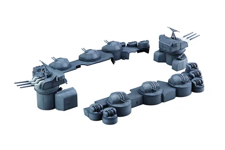 Fujimi [ Equipment-5] 1/200 Battleship Yamato Central Structure Outlying Facilities - Kit Accessories