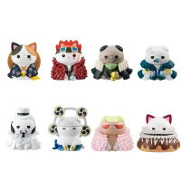 MegaHouse MEGA CAT PROJECT NyanPieceNyan! Ver. Luffy with rivals（Repeat）(1pc / 8pc per box) - ONE PIECE - photo 1